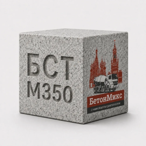 Бетон на граните М350 B25 П4 F200 W8