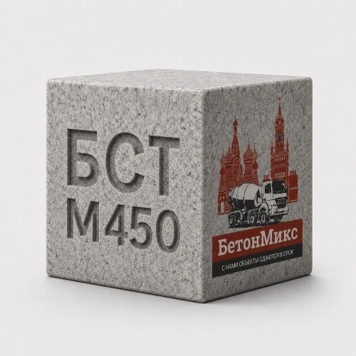 Бетон на граните М450 B35 П4 F300 W10