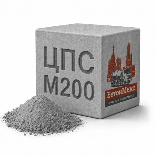 Цементно-песчаная смесь М200 Цементно-песчаная смесь М200